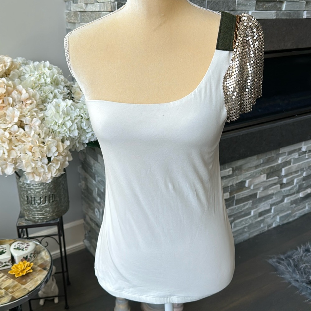 BSB Collection One Shoulder open Tank. Size L